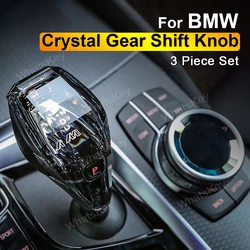 Crystal Gear Shift Knob For BMW F30 F31 F32 F36 F01 i8 F25 F26 F20 F22 F11 F10 Crystal Gearbox Lever Stick Handle Accessories