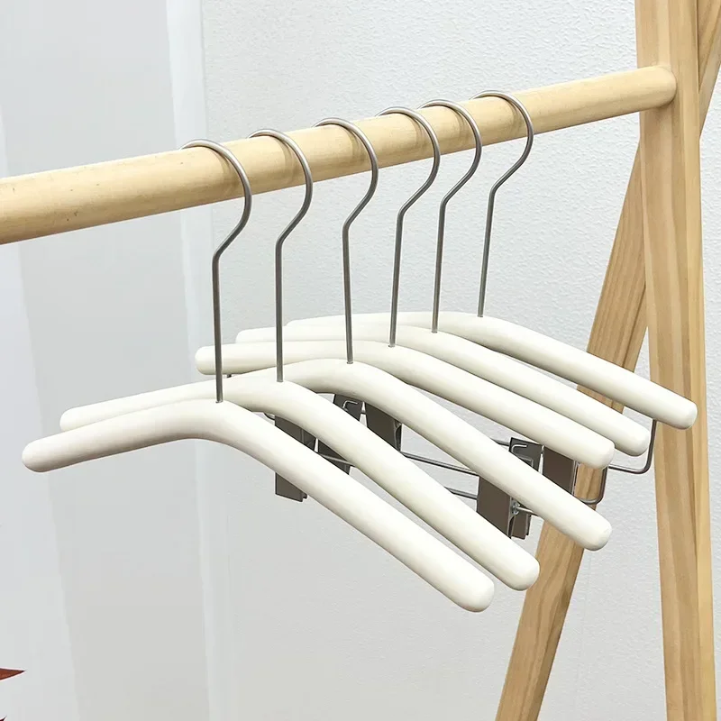 10 PCS Clothes Store Special All-in-one Clothes Hanger Children's Clothing Store Solid Wood Wooden Clothes Hanger