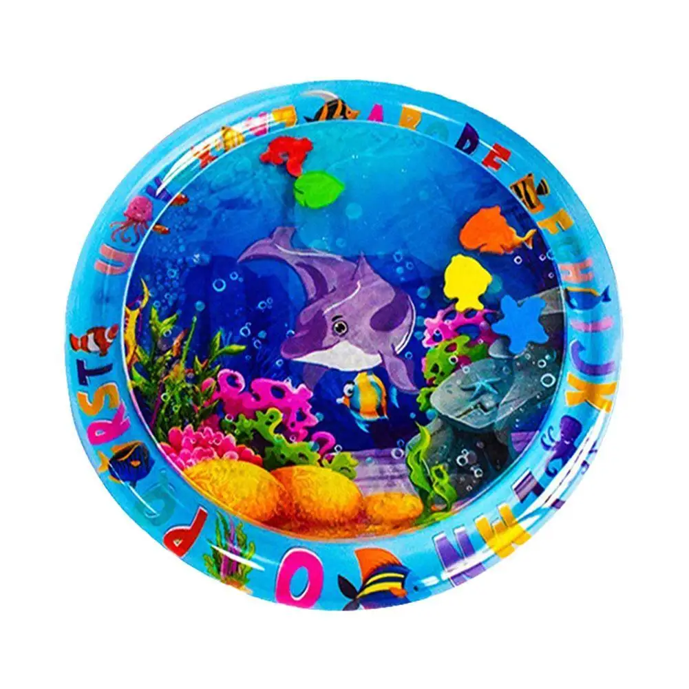 

1 PCS Children's Inflatable Pat Pad Baby Pat Pad PVC Marine Animal Water Pad Toy Baby Crawling Inflatable Water Pad Water Toy