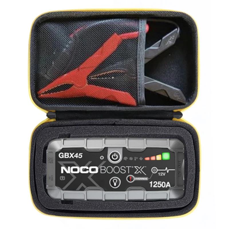 Najnowszy twardy futerał podróżny z pianki EVA do przechowywania akumulatora NOCO Boost X GBX45 1250A 12V UltraSafe Lithium Jump Starter — zdjęcie produktu 3