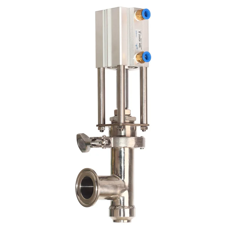 Small pneumatic weighing filling machine accessories 304 filling head quick installation anti-drip large diameter discharge valv