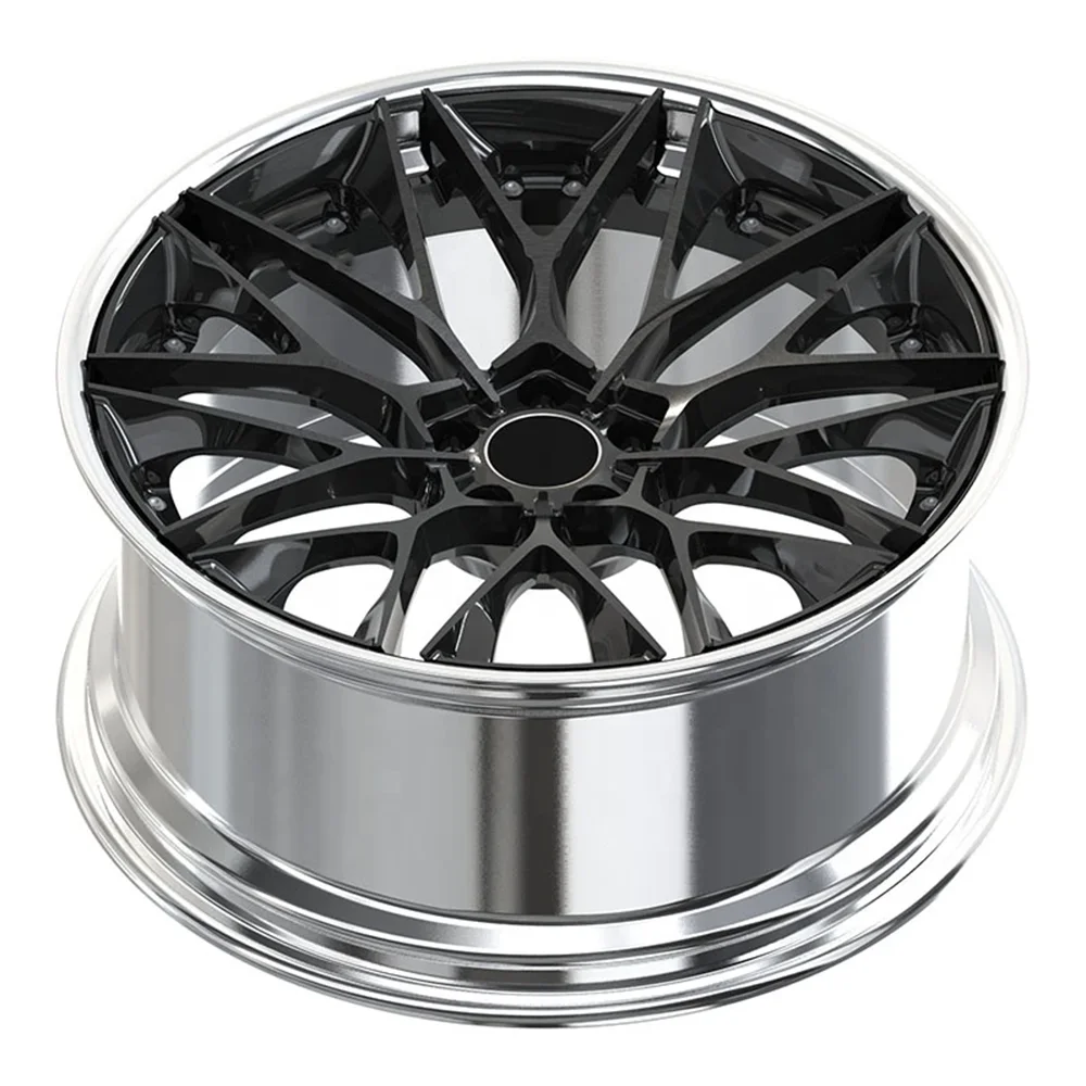 2 piece wheel rim 18-22 inch 5x120 custom forged car wheels