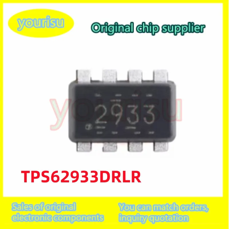 10Pcs/Lot Original Genuine TPS62933DRLR TPS62933 TPS62933DRL Marking:2933 SOT-583 Synchronous Buck Converter Regulator