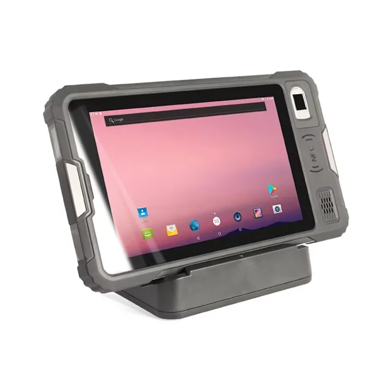 Rugged Industrial PDA Tablet PC 8-Inch RFID Android 10.0 Touchscreen with 13MP Camera and 8000mAh Battery