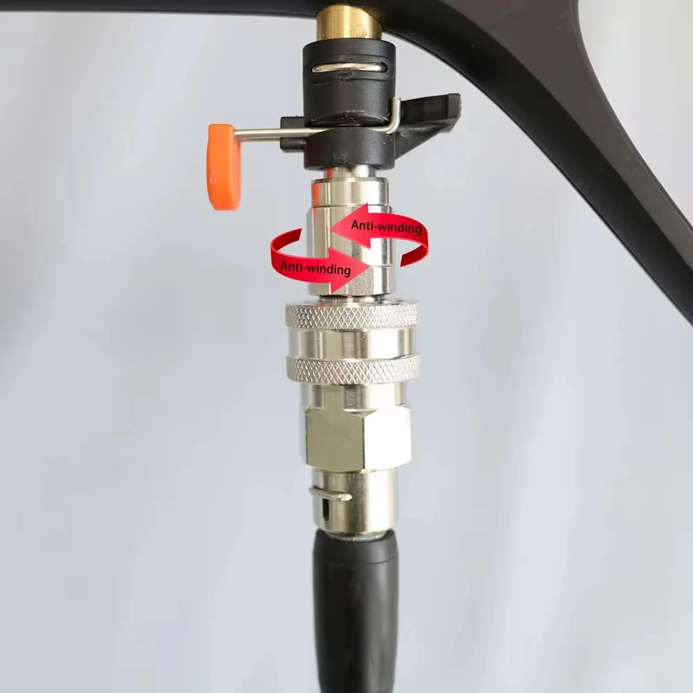 Anti-tangle adapter 3/8 quick connect high pressure water gun for Lutian/Patriot/Daewoo accessories high pressure cleaner image 6