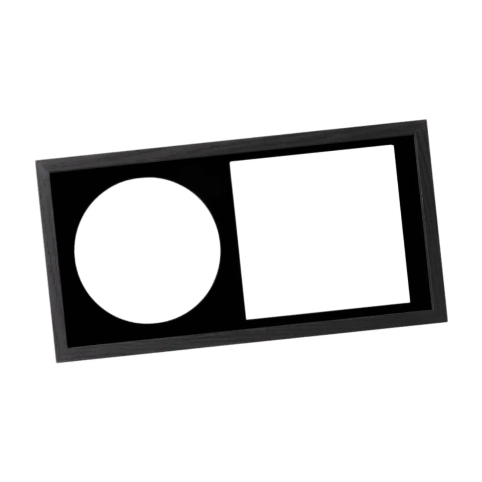 CD Frame Wall Display Durable Density Board Album Display Stand for Home Office Art Decor
