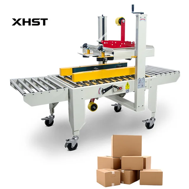 High Speed Adjustable Top Bottom Tape Electric Stable Automatic Cartons Box Sealer Carton Sealing Machine