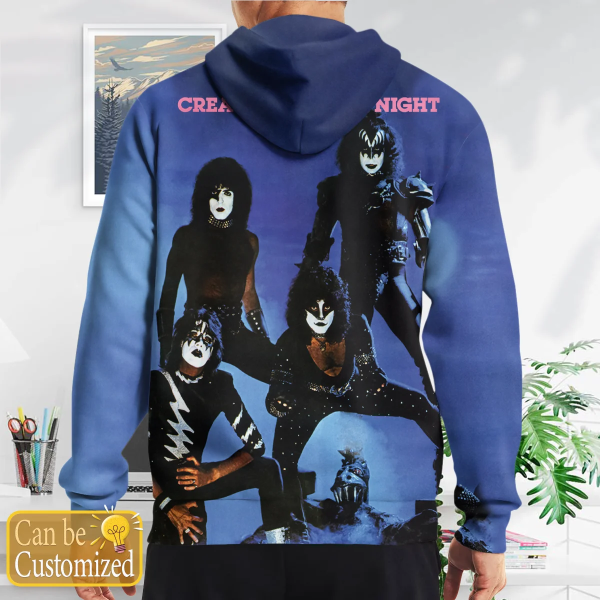 Chaqueta con estampado de Rock Kiss Band 3 para hombre y mujer, ropa de calle informal, sudaderas con capucha de Hip Hop, ropa Hipster, 2023