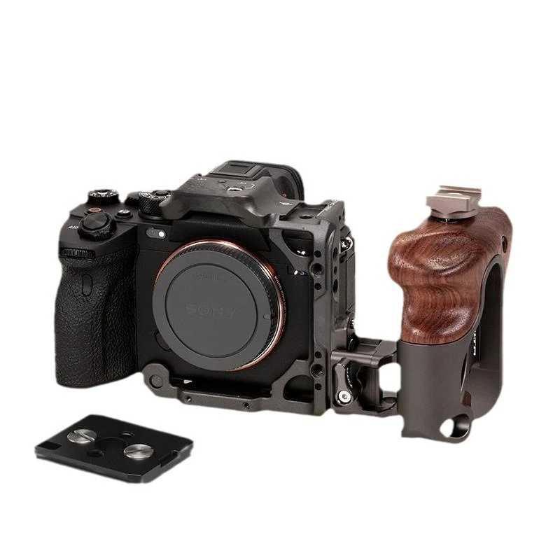 

Suitable for SONY Sony A7S3 rabbit cage half pack, SLR micro-single camera accessories half cage gold