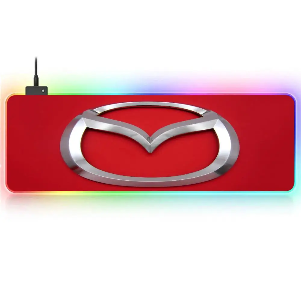 The Car To M-Mazdas MAISTO Mouse Pad RGB Large Gaming Mouse Pad Non-slip Rubber Base Keyboard Pad Extra Large Luminous LED Mouse