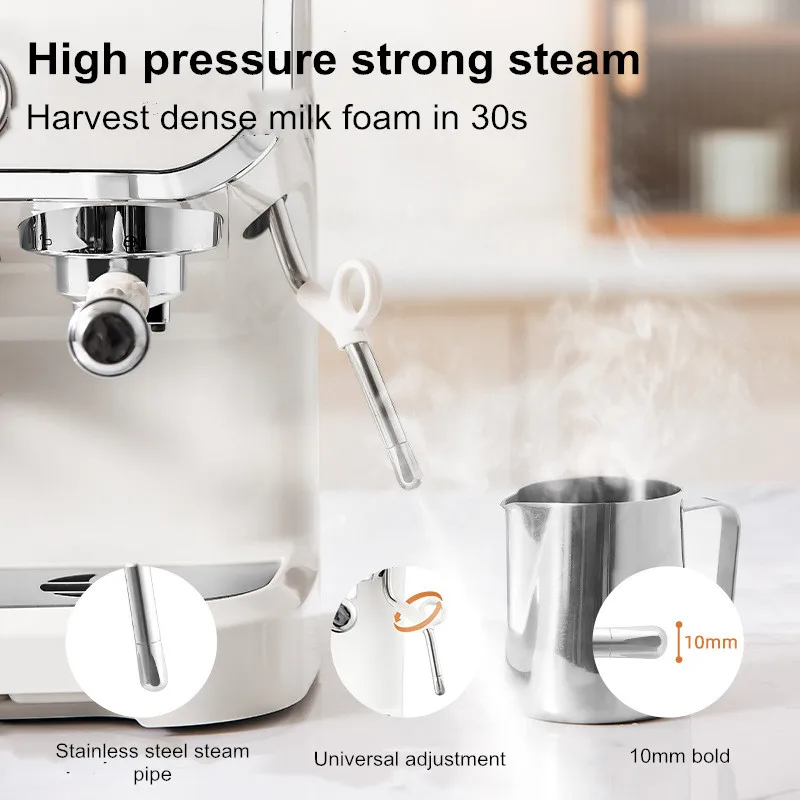 #￥Electric CoffeeGrinder&Maker Machine-20Bar Pressure, Built-in Burr Grinder, Programmable Brewing, for Espresso/Latte/Cappucino