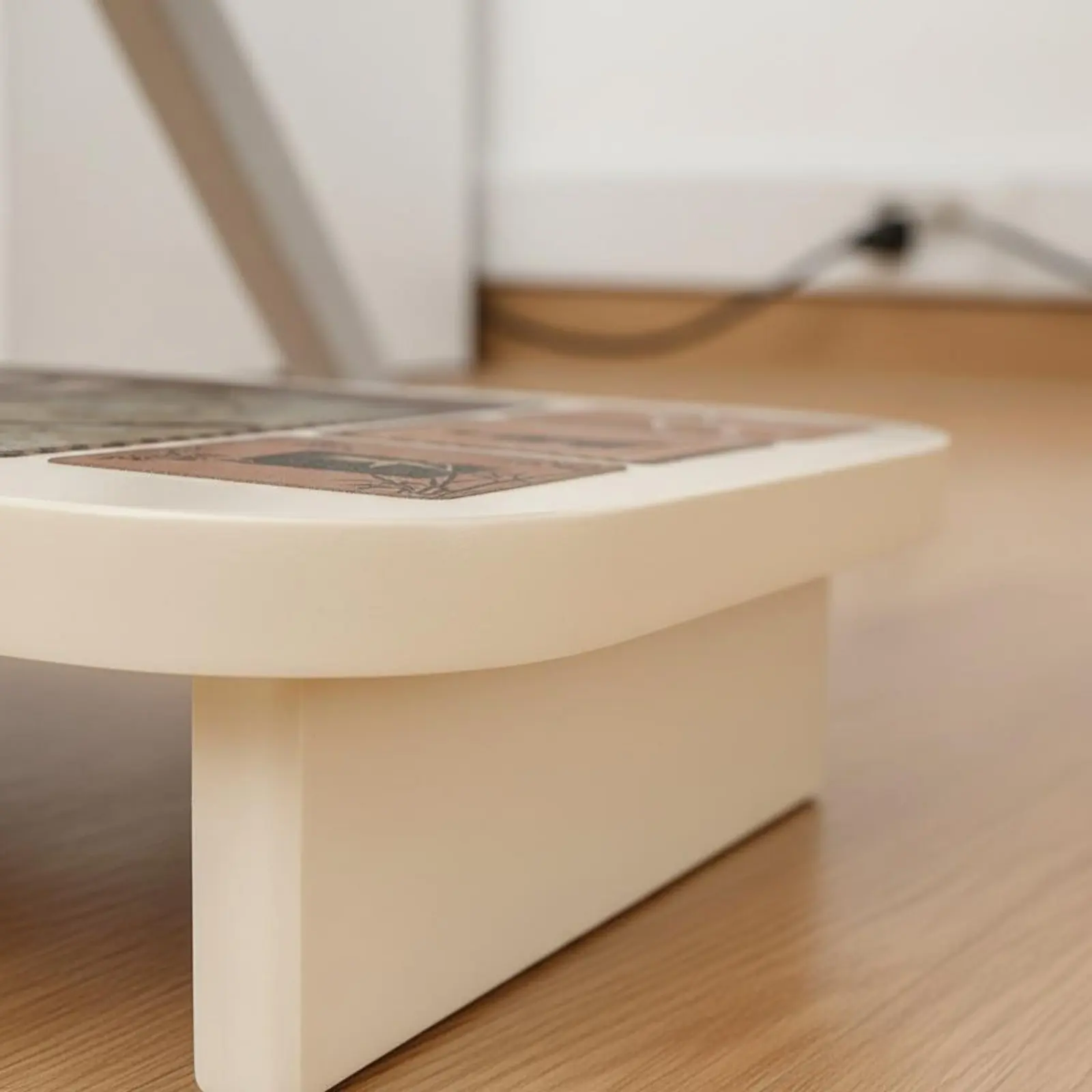 Image 3: Repose-pieds ergonomique sous le bureau, repose-jambes, tabouret gain de place, confort à domicile, facile à nettoyer