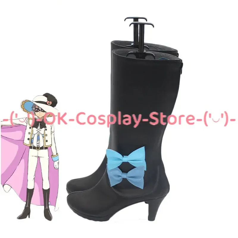 [Customized] Delicious Party Shinada Takumi Cosplay Shoes Anime Roleplay Props Halloween Carnival Holiday Party PU Leather Boots