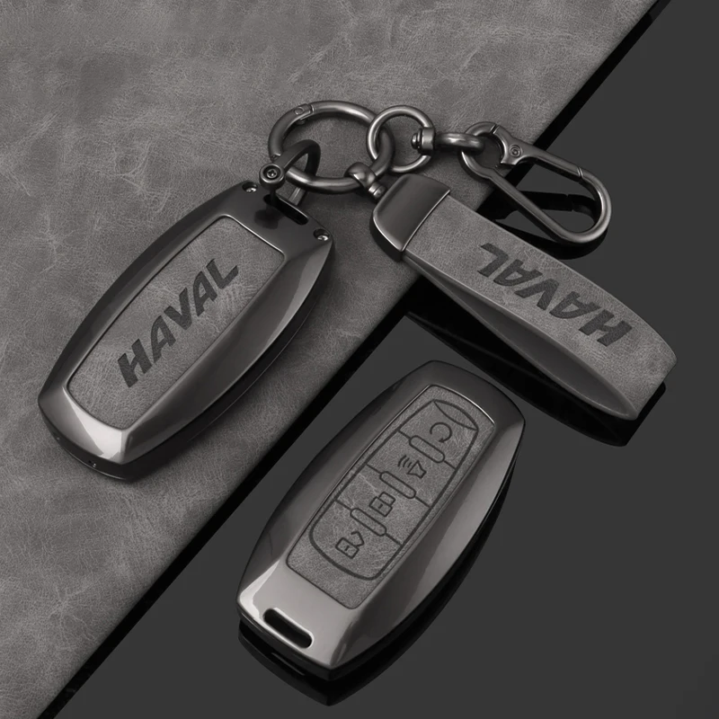 سبيكة سيارة مفتاح القضية غطاء للجدار العظيم هافال جوليون 2022 H6 H7 H4 H9 F5 F7 F7X F7H H2S GMW Dargo المفاتيح اكسسوارات السيارات #6