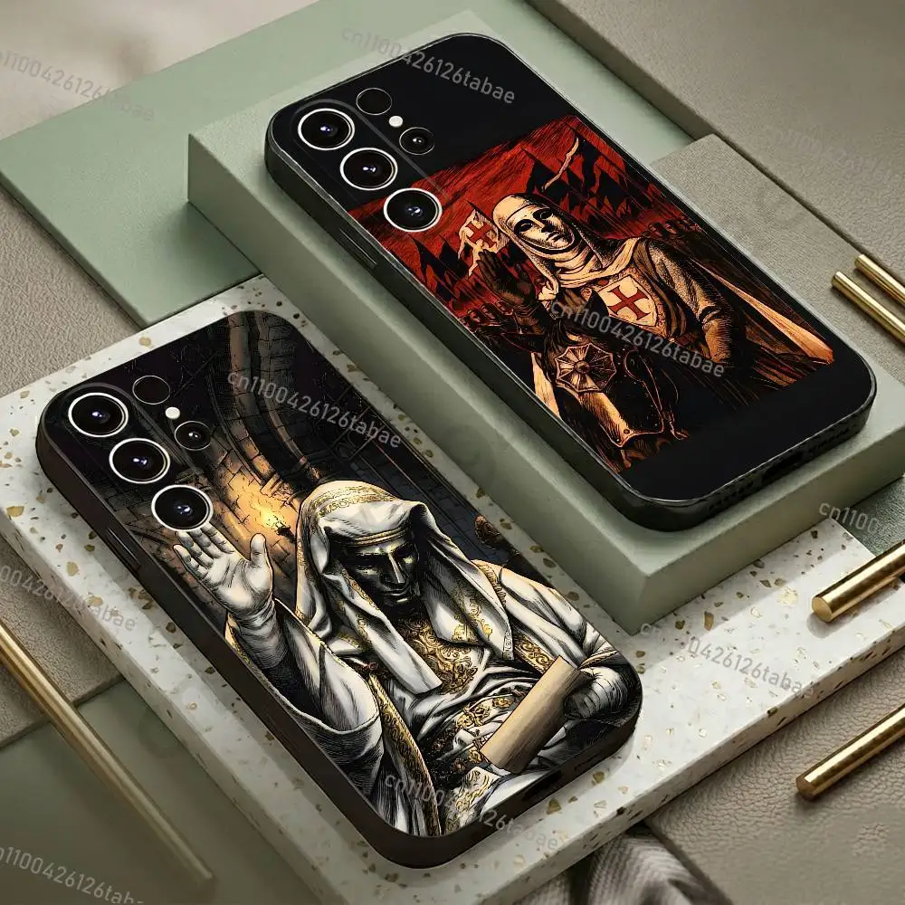 Cool Baldwin IV of Jerusalem Phone Case For Samsung S20,21,22,23,24,25,26 Ultra,Plus,Lite,FE,Black Soft Case