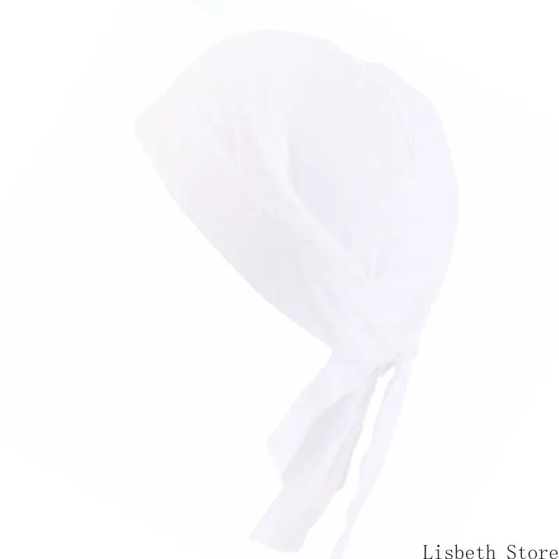 Gorro cocina 124A, gorros Chef resistentes sudor con banda ajustable para restaurantes, panadería, hogar y sombreros