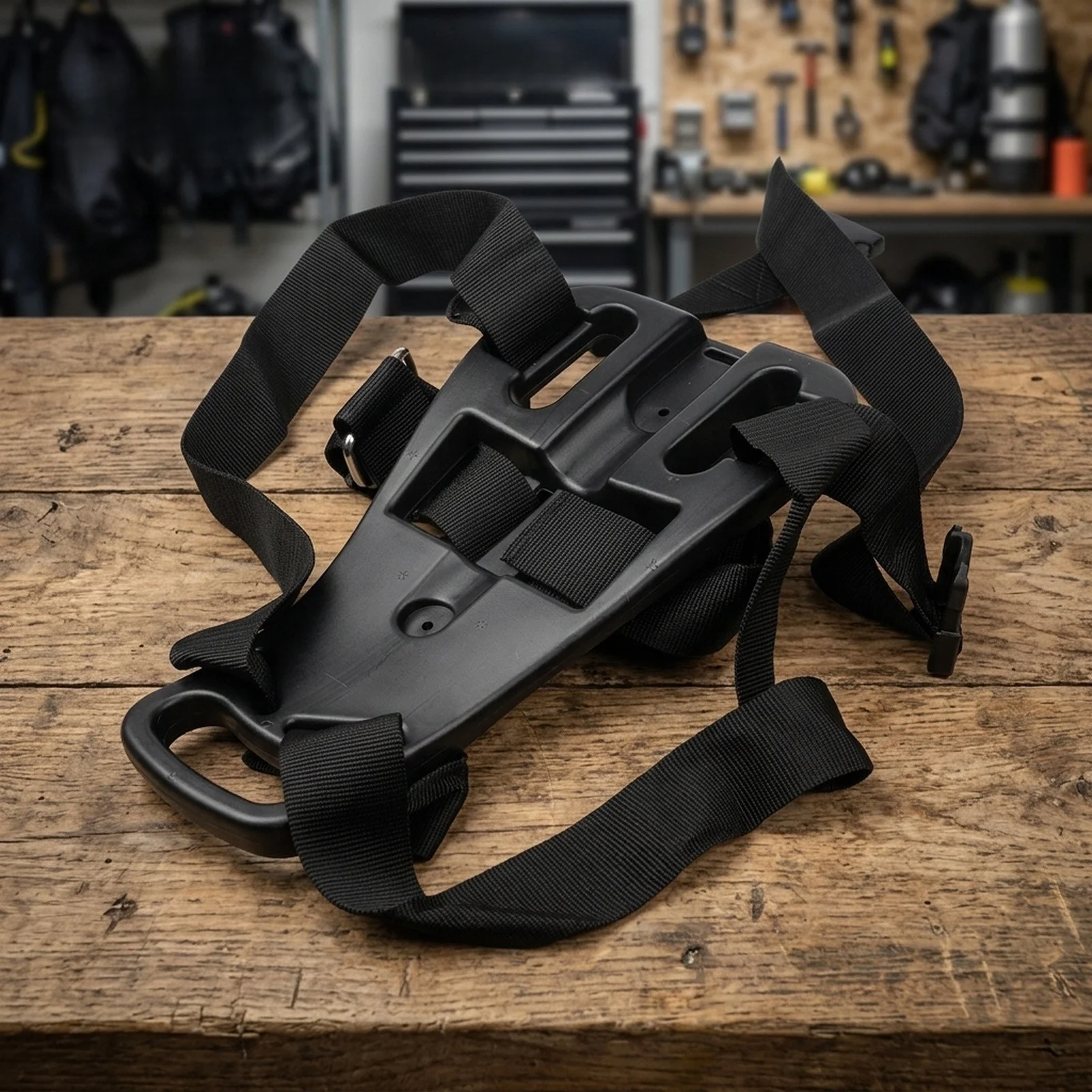 Adapter Diving Tank Backpack Easy Attachment System High-Strength Materials Lightweight Construction Water Sports