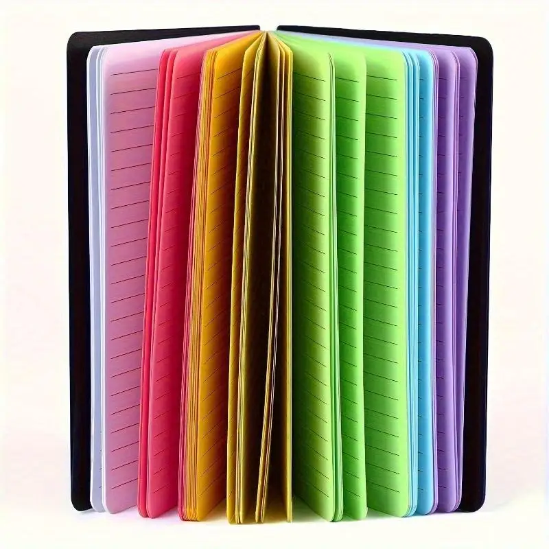 4Pcs Neon Spiral Notebook 5x7 College Ruled Mylar Cover 100 Sheets Each School Stationery