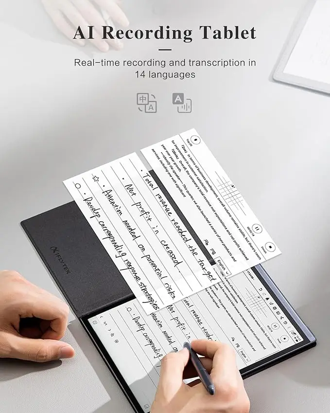 iFLYTEK AINOTE Air2 Notebook da ufficio da 8,2 pollici Note elettroniche portatili Notebook per riunioni Tablet di carta Registrazione vocale E-book