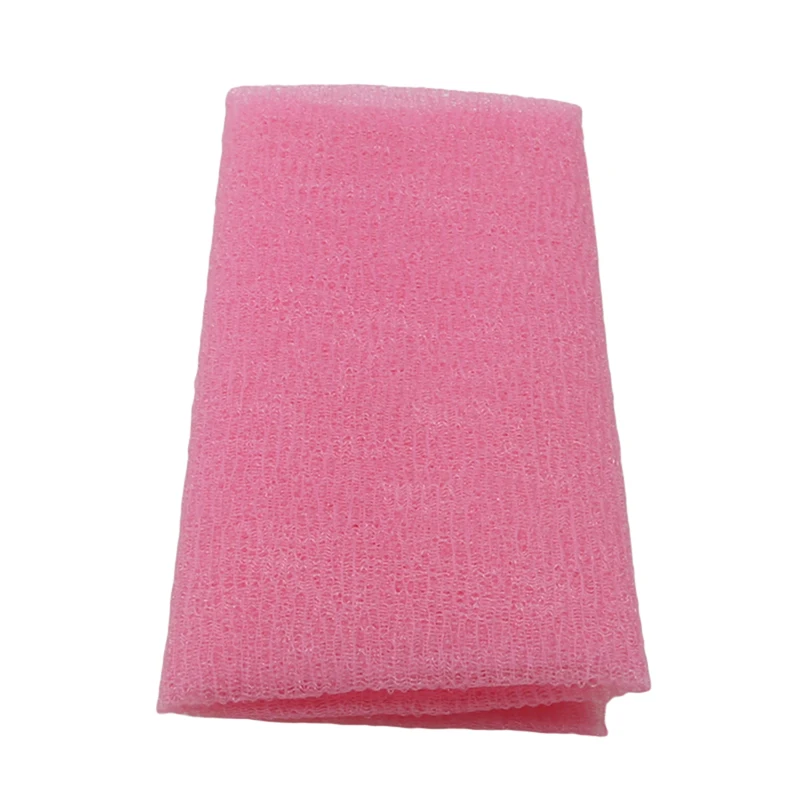 Long Strip Back Rubbing Foam Bath Towel Korean Towel Nylon Strong Soft Bath Towel Lengthening No Scrub Pulling Back Scrub Mitt