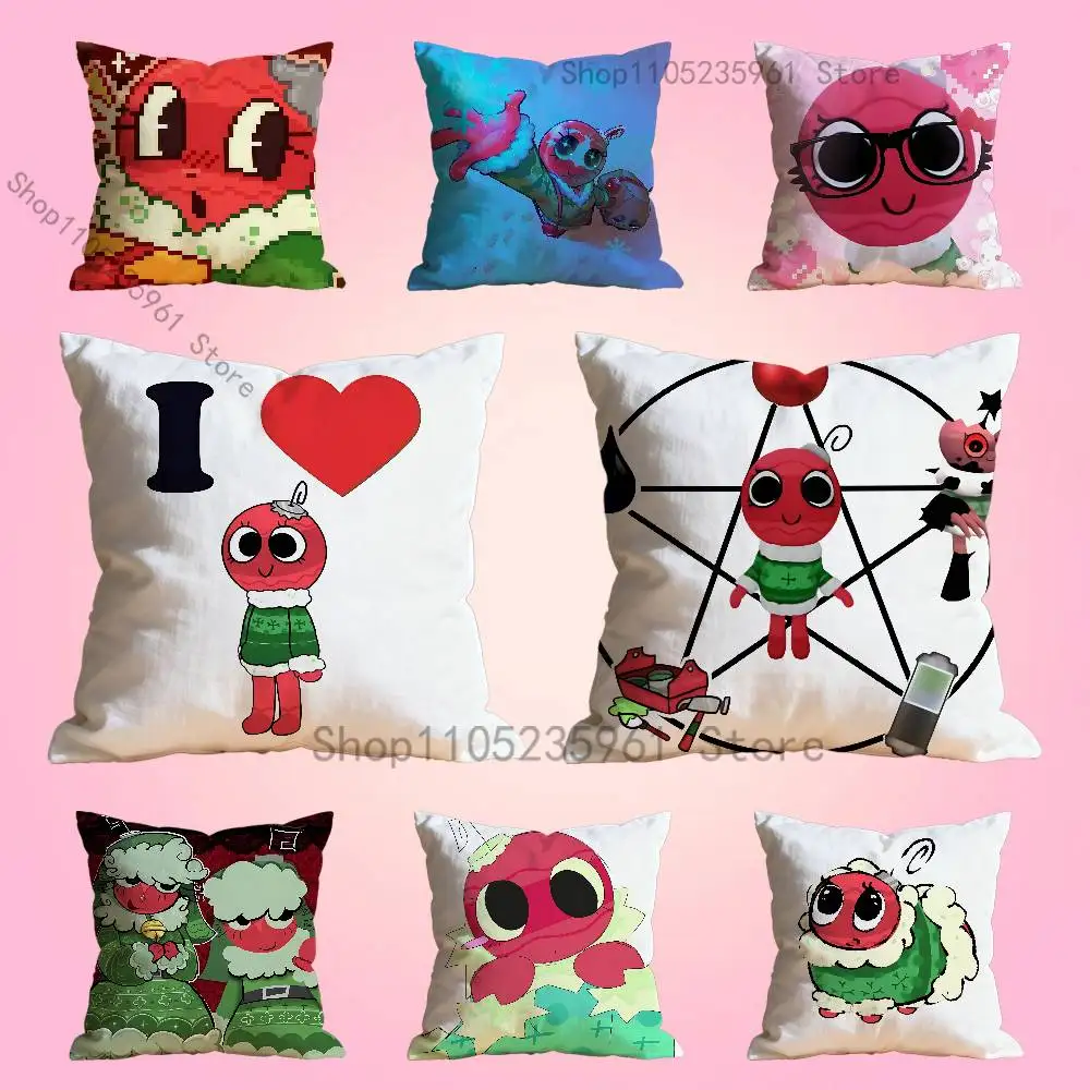 B-Bobette D-Dandys W-World Pillow Cases for Bedroom Living Room Sofa Home Decor Polyester Cushion Cover with Zipper