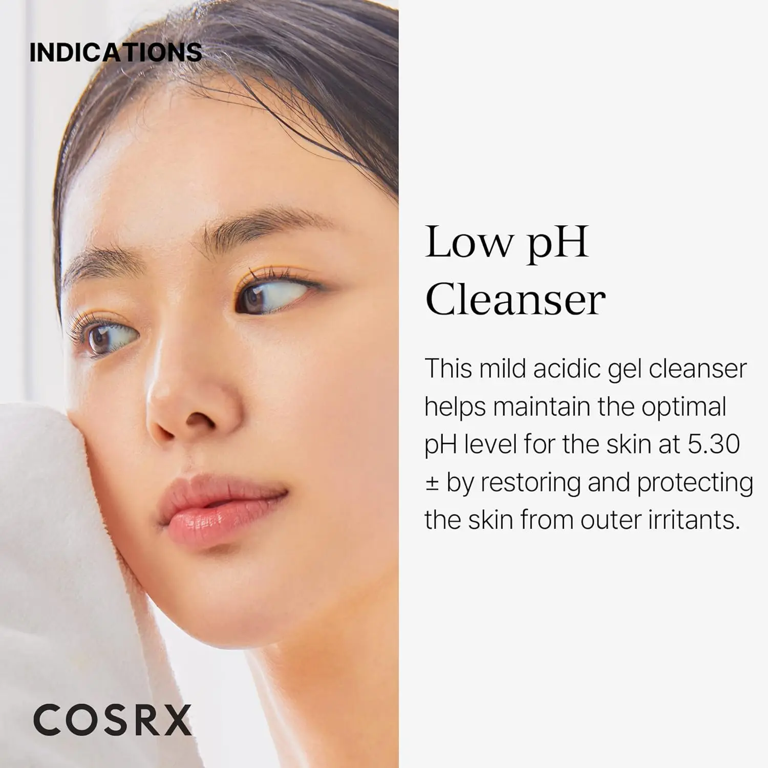 COSRX Low pH Good Morning Gel Face Cleanser, BHA Face Wash, Daily Mild Face Cleanser for Sensitive Skin Korean Face Wash