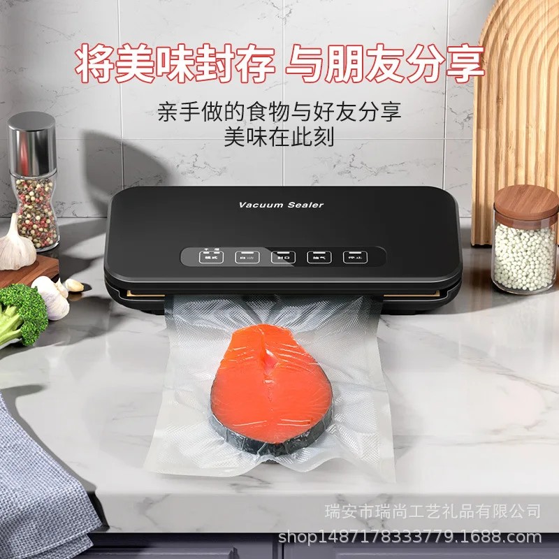 Vacuum Sealing Machine Small Household Packaging Machine Kitchen Fresh-keeping Food Sealer