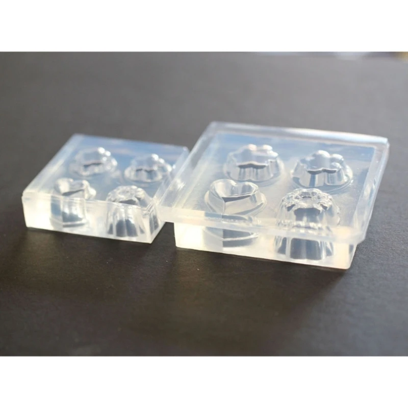 2Pcs Puddings Molds Silicone Molds for Making Chocolate Candy Muffin Puddings