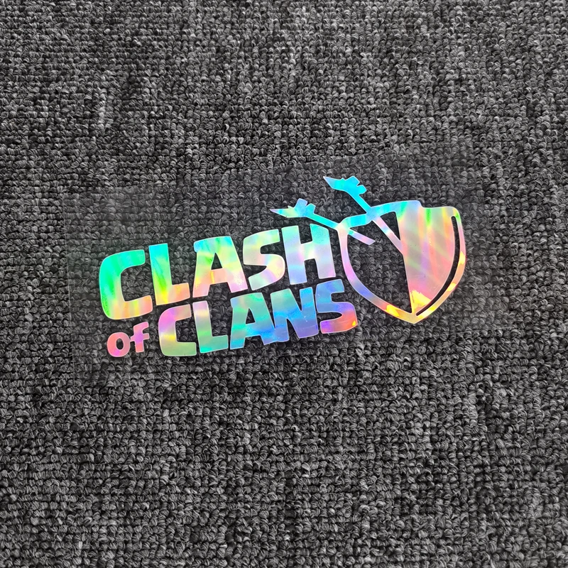 ملصقات السيارات كلاش أوف كلاانس COC الشارات العاكسة للزجاج الأمامي الوفير جذع الدراجات النارية ضبط السيارات D2 #1