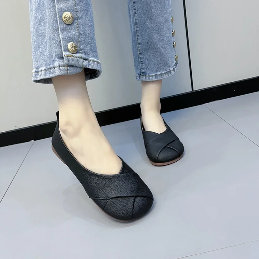 Shoes for Women Summer New One Pedal Light Women's Casual Shoes Shallow Slip on Ladies Walking Shoes Female Breathable Flats