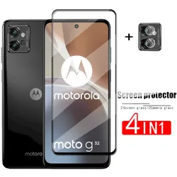 Full Cover Glass For Motorola Moto G32 Tempered Glass For Motorola Moto G32 Screen Protector Phone Lens Film For Moto G32