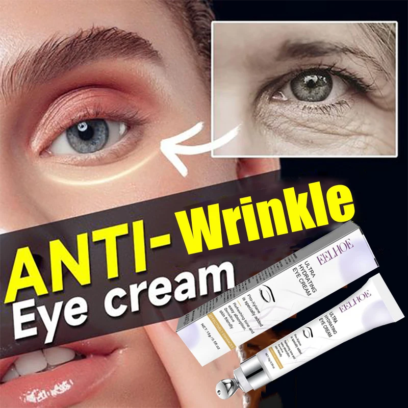 

Upgraded Peptide Nourish Eye Cream Removal Fade Fine Lines Anti-aging Moisturizing Lift Collagen Boost Roller Massage Eye Serum