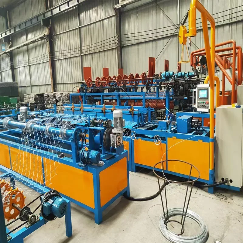 YG Factory Automatic Single Wire Full Automatically Chain Link Fence Machine