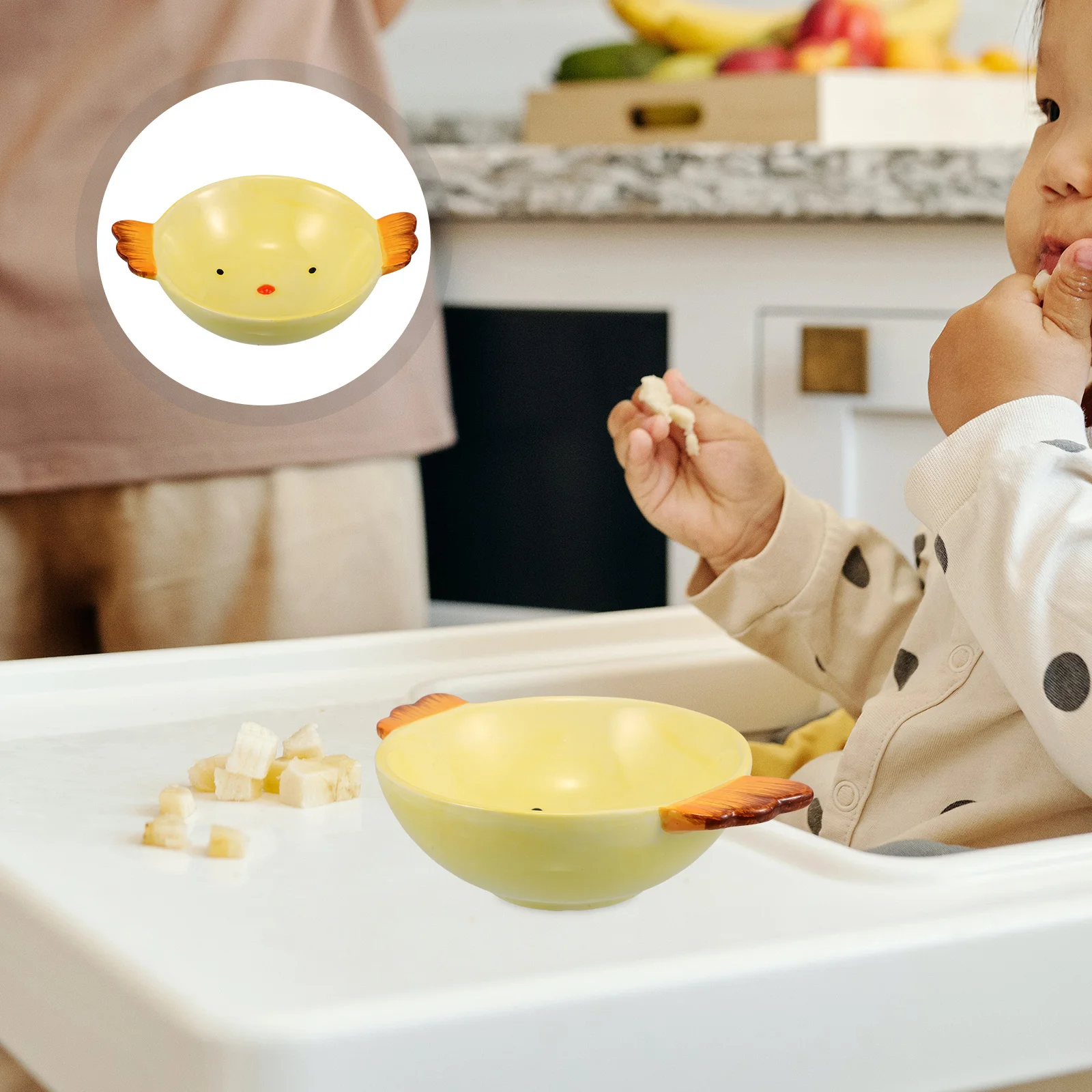 

Creative Ceramic Cartoon Plate Kids Dessert Fruit Snack Porcelain Tableware Perfect Home School Outdoor Use Fun Design