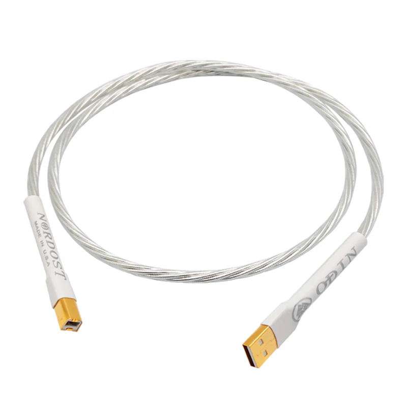 1pcs Nordost Odin USB Cable A-B DAC audio cable 8-core plate