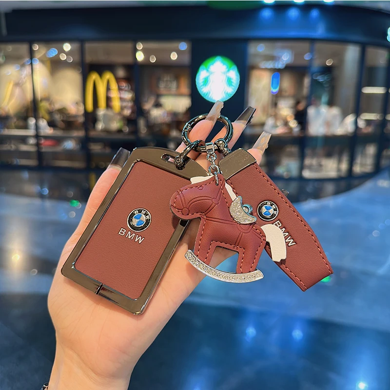 

NFC Card Key Case Cover For BMW 1 3 5 7 8 Series X1 X3 X5 X6 X7 F30 G20 F34 F31 G30 G01 F15 I3 M4 535LE 2022 New Energy Leather