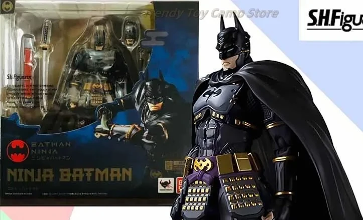 

【In stock】Bandai Original MODEL KIT SHF Ninja Batman THE JOKER& Batman Action Figure Model Toys Gifts For boys Collectible