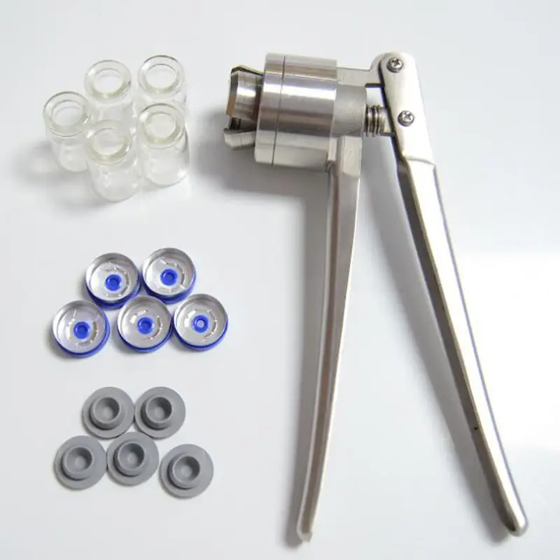 Ręczna zgrzewarka do butelek ze stali nierdzewnej do 13/15/20 mm aluminiowo-plastikowa / кримпер ręczna maszyna do zamykania butelek