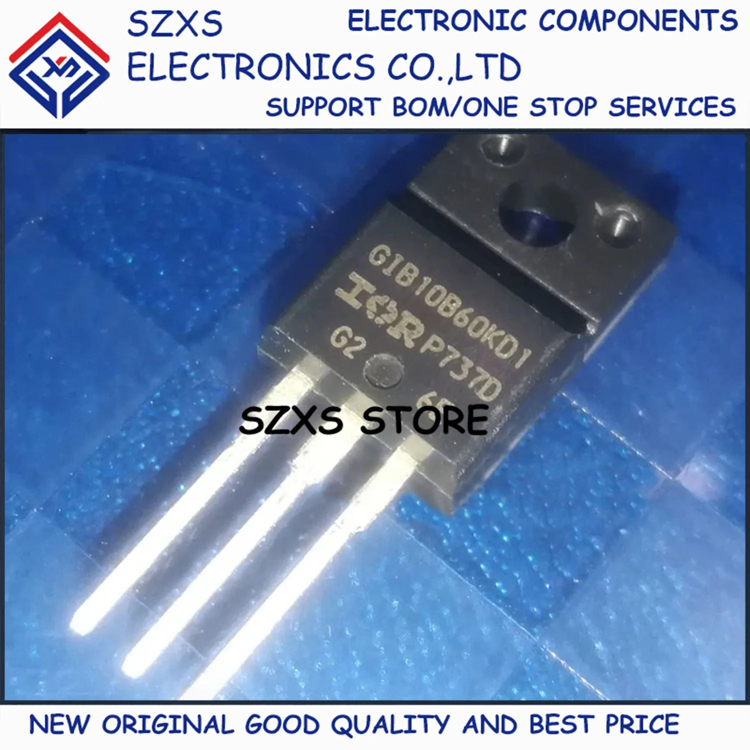 

New Original 10Pcs GIB10B60KD1 IRGIB10B60KD1 TO-220F 600V 10A IGBT Field Effect Transistor In Stock Good Quality