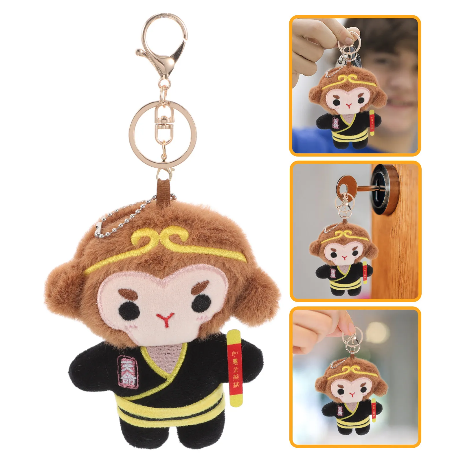 

Cute Cartoon Monkey Stuffed Animal Inspired by to The West Soft Huggable Kids Playtime Companion Holiday Gift Home Room