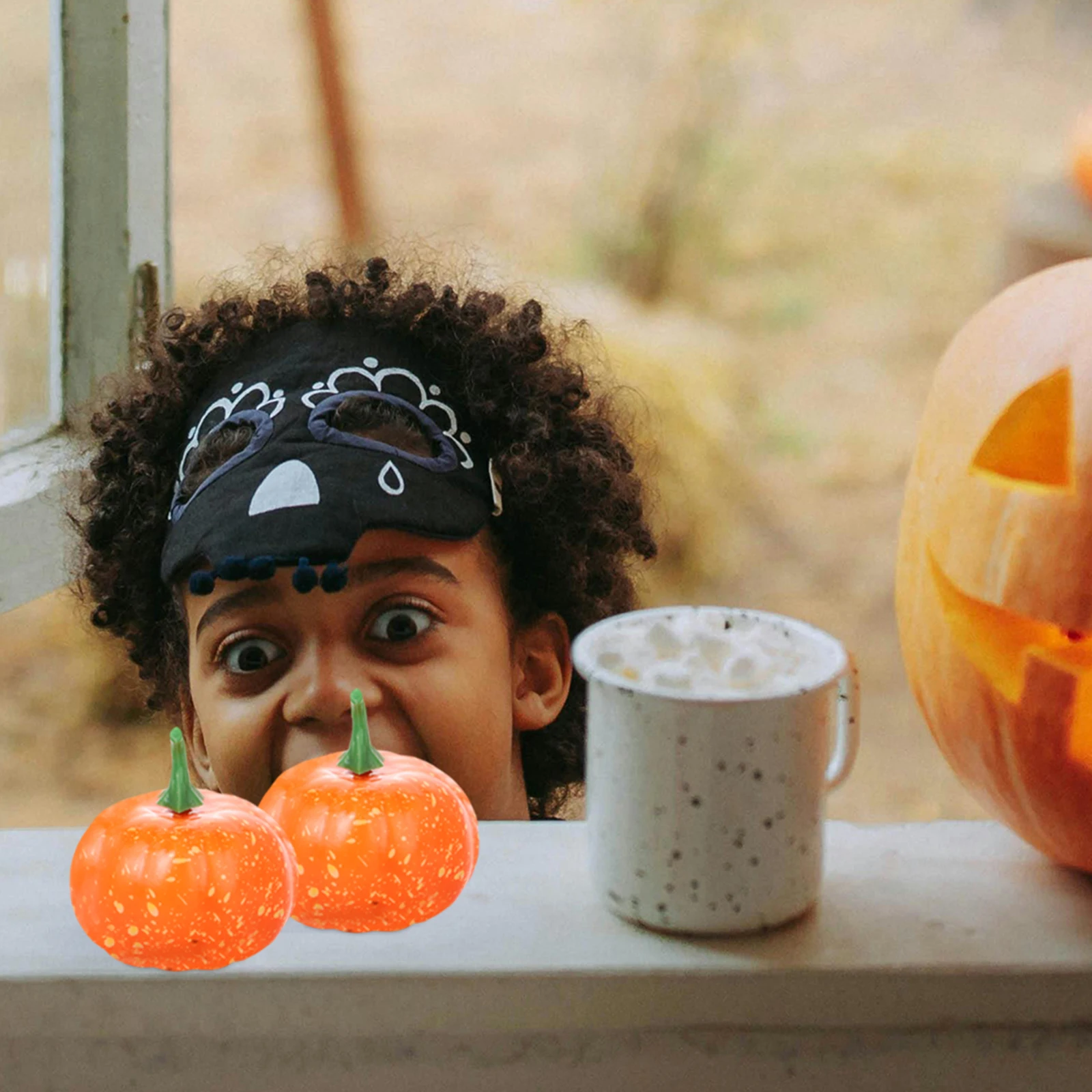 

16pcs Simulation Pumpkin Decor, Lifelike Artificial Pumpkins For Halloween Thanksgiving Harvest Party, Indoor Outdoor