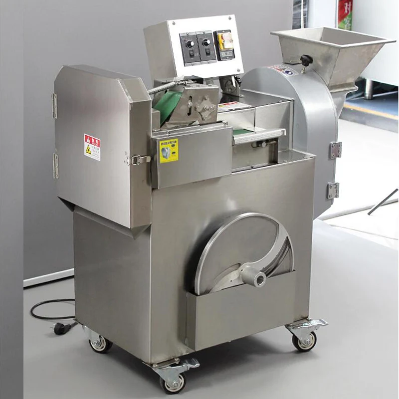 Double Head Commercial Vegetable Cutting Equipment Multi Function Slice Shred Dice Segment Maker Vegetable Cutter Machine