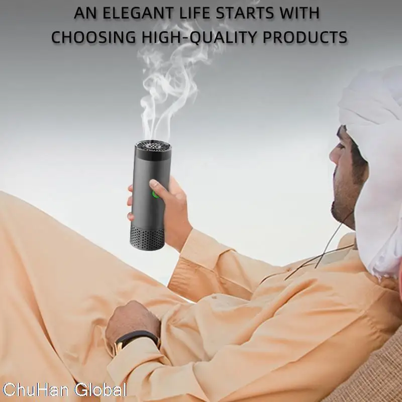 Chuhan-ポータブル電気アロマディフューザー,arabic,2 in 1,充電式USB,ベーキングおよび電気家庭用