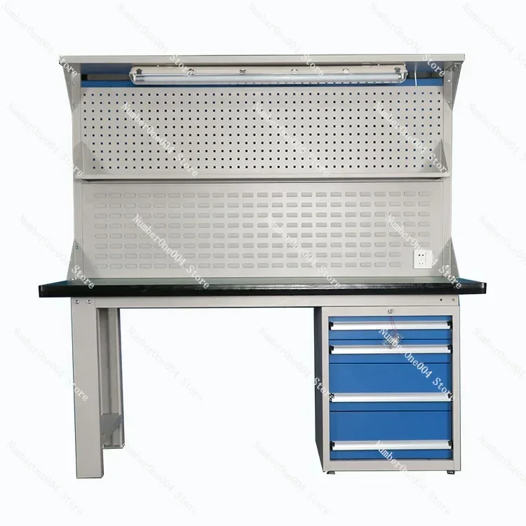 

Suitable For Applicable To Steel Heavy Duty ESD Workbench Work Table Workshop Workstation Workbench With Drawers