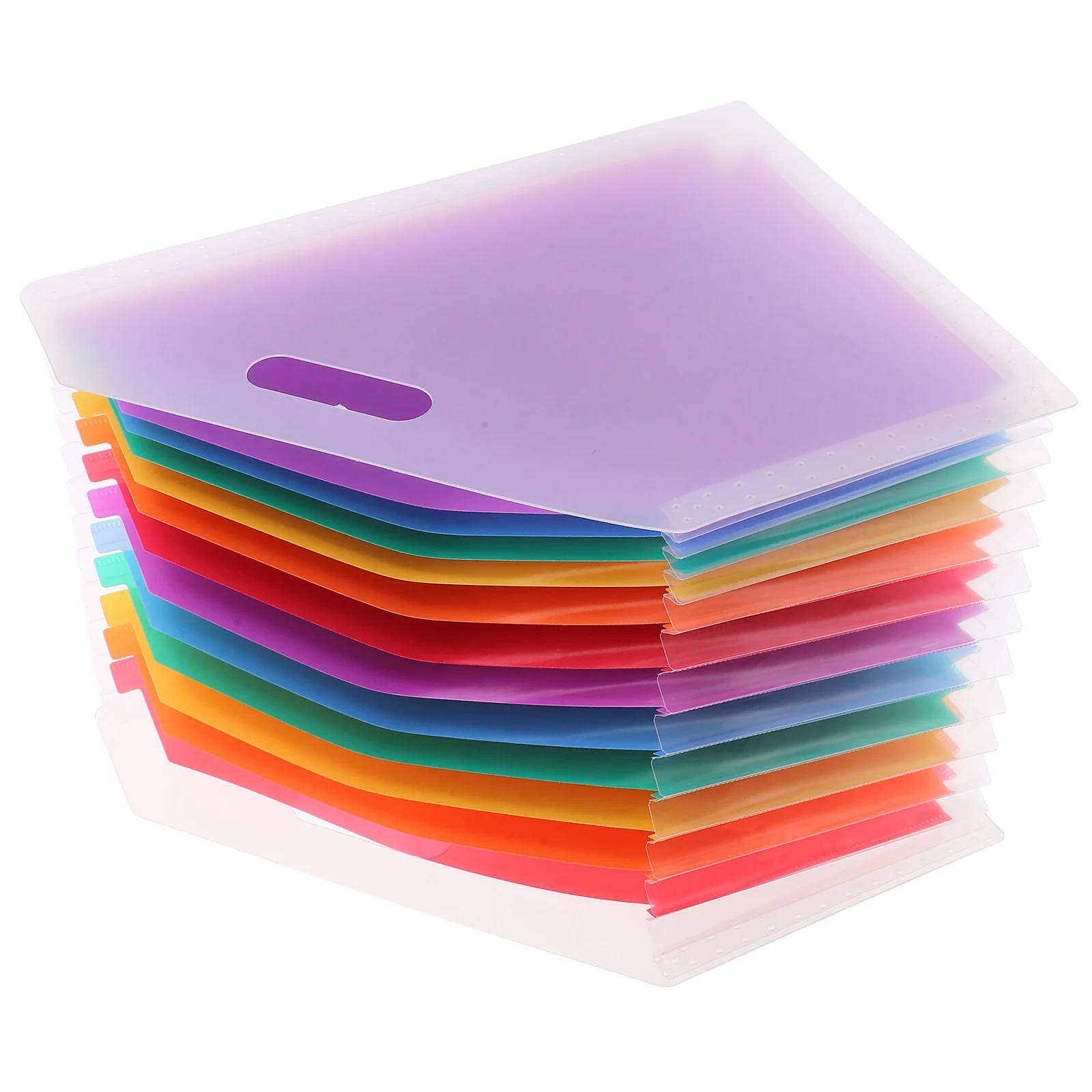 

Vertical Organ Pack Folder Office Color Pp Portable File Organizer Accordion Small