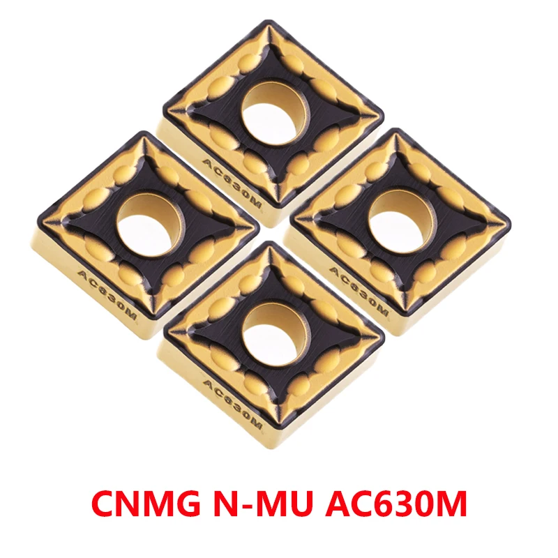 

CNMG120408 CNMG120412 NMU AC630M Carbide Inserts CNMG120408N-GU-SU-EX-MU CNMG120412N CNMG 120408 CNC Turning Tool 100% Original