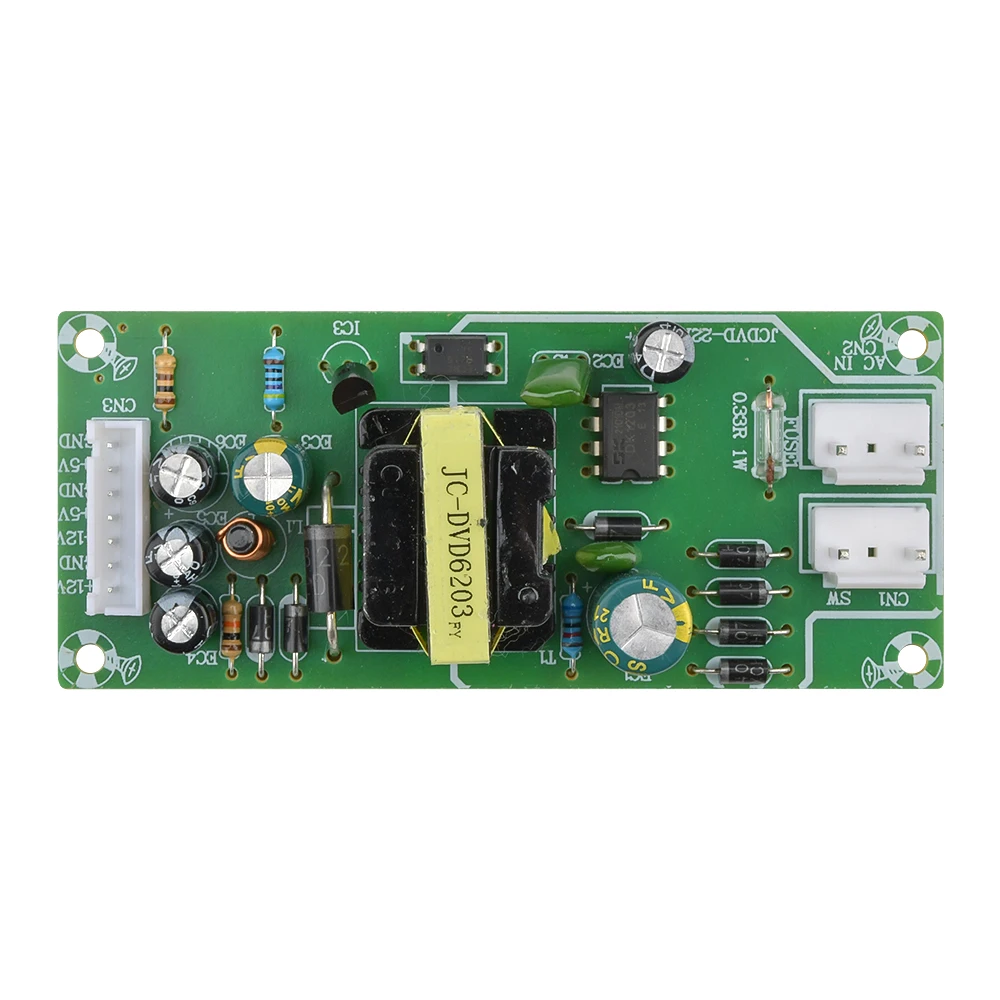 DVD Universal Power Supply Board EVD Switching Power Supply +5V +12V -12V Circuit Module