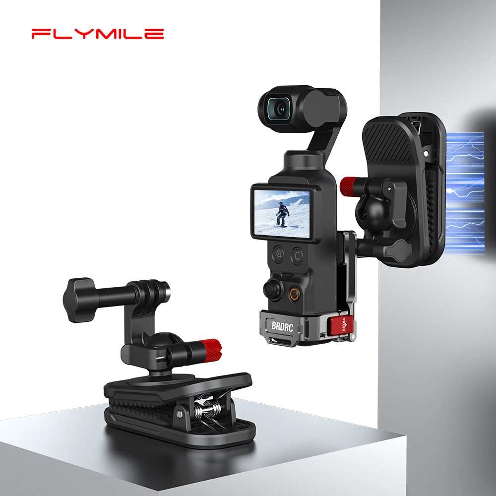 clip-magnetique-pour-sac-a-dos-flymile-pour-dji-osmo-pocket-4-ensemble-d'accessoires-360°-°-support-de-ceinture-d'epaule-a-pince-rotative