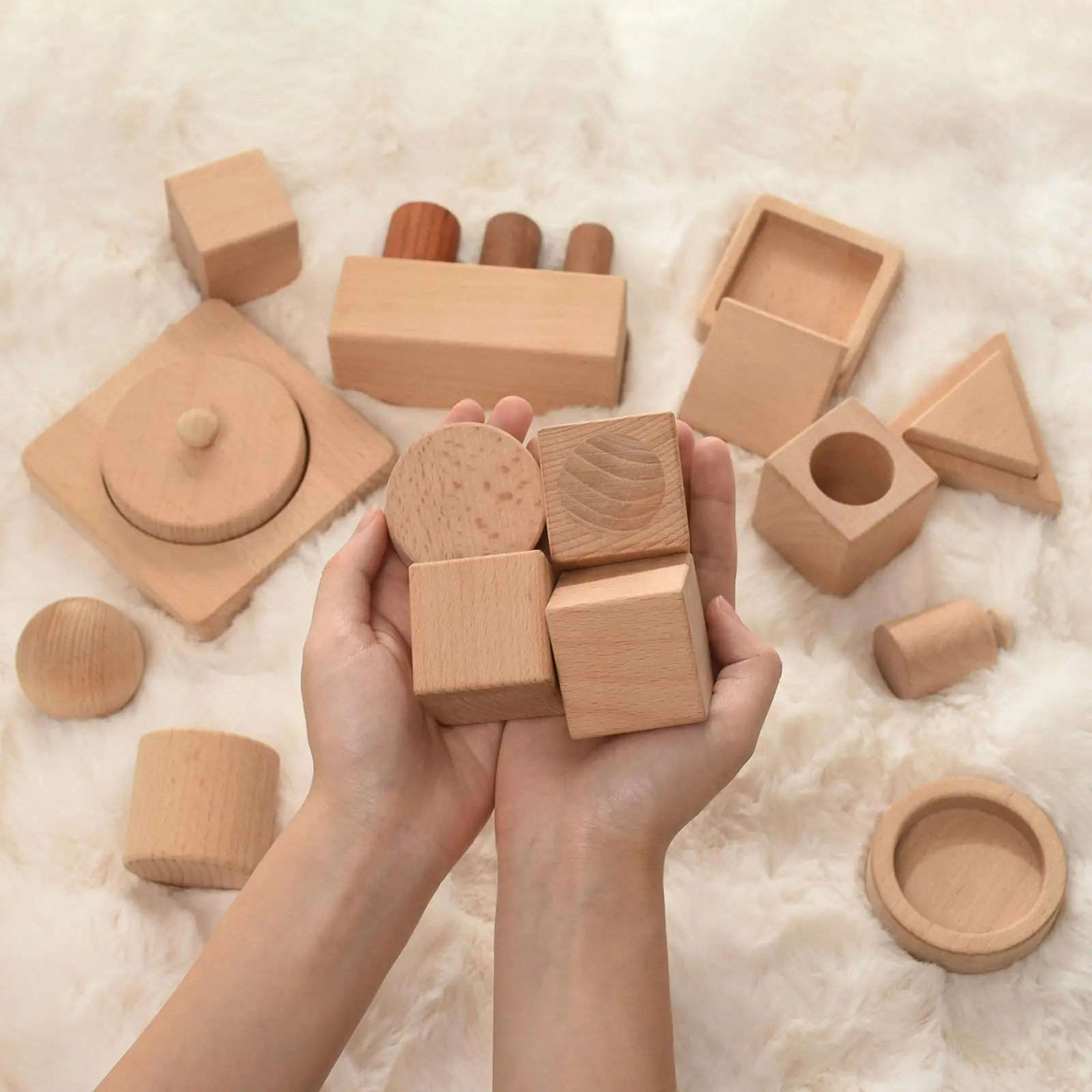 Wooden Shape Peg Puzzle Set Wooden Pegged Puzzles Early Education for Ages 3 4 5 Years Old Party Favors Family Game Kids