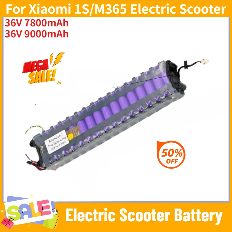 10S3P 36V 7800mAh 9000mAh Battery for Xiaomi 1S/M365 Electric Scooter High Quality Replacement Lithium Battery Pack
